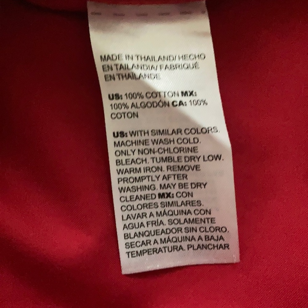 Red button down shirt - Picture 6 of 6